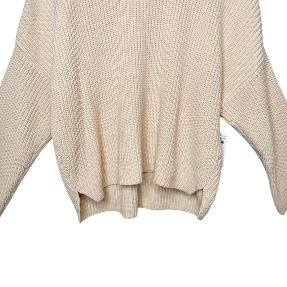NEW Abercrombie & Fitch Women’s Cream Chunky Turtleneck Sweaters Sz 2X - Picture 7 of 12